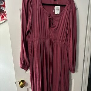 Torrid dark pink dress 00x large 10